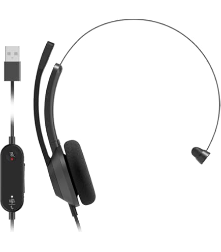 Amazon.com: Cisco Headset 521, Wired Single On-Ear 3.5mm Headset