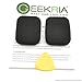 Geekria QuickFit Foam Replacement Ear Pads Compatible with Bang&Olufsen B&O Form 2 Headphones, Ear Cushions (Black)