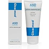 Cicamed ASD Acne Cleansing Gel - Cleanser with Glycolic & Salicylic Acid for Oily & Blemish-Prone Skin - Gentle Face Wash to Exfoliate & Unclog Pores - 3.4 fl. oz (100 ml)