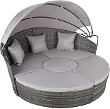Garden Haven Rattan DayBed Replacement Grey Canopy 180cm Waterproof view 3