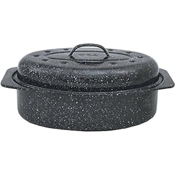 Granite Ware Covered Oval Roaster