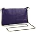 YALUXE Women's Genuine Leather Wristlet Clutch Crossbody Phone Bags Wallet Purses and Handbags for Women