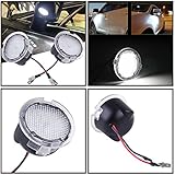 2pcs set High Power White LED Side Mirror Puddle Lights For Toyota Tundra 2007-2017