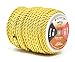 Mandala Crafts Gold Twisted Cord Trim Decorative Rope for Crafts - Braided Gold Rope Trim for Upholstery Cording Handfasting Graduation Cord