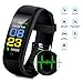 Fitness Tracker Smart Watch Waterproof - with Heart Rate Monitor, Blood Pressure Monitor, Sleep Monitor, Pedometer for Walking, Calorie Counter, Call/SMS Reminder for Kids Women and Men