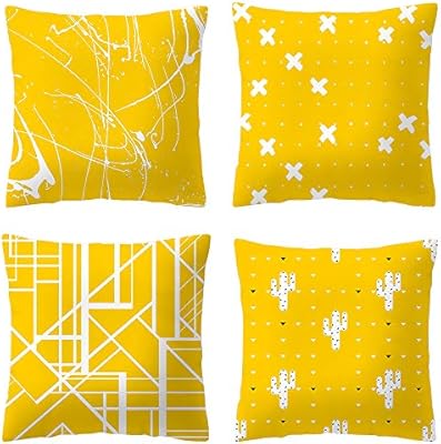 Shmily Girl Decorative Throw Pillow Covers Set Of 4 Home Decor