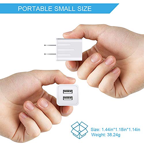 image for KOZOPO Wall Charger Universal Dual USB Port Travel Mobile Phone Fast A