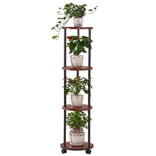 ZRHJ Estante de exhibición de Flores con Soporte de Plantas de 4 ...