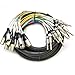 Seismic Audio - SAXT-16x10M - 16 Channel 10' XLR Male to 1/4