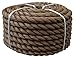 YM CR101 Twisted Polypropylene Rope, 1/2-Inch by 50-Feet, Brown