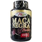 Natural medix Premium Black Maca Root Capsules High Potency Peruvian Formula – Natural Energy, Vitality & Performance Support – 100 Capsules - Maca Negra