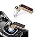 FM Transmitter, Leewa G7 Bluetooth Car Kit Handsfree FM Transmitter Radio MP3 Player USB Charger & AUX (Black)+Gold