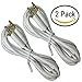 Aux Cable, tekSonic [2 Pack] Aux Cord, 3.5mm Audio Stereo Auxiliary Cable (3 Feet/1M) - Male To Male Aux Cord for Car and Home Compatible with Apple iPhone, iPod, iPad, Samsung Galaxy, Android