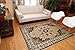 Oriental Traditional Isfahan Persian Area Rugs Beige Brown 2 x 7'6