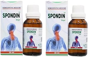 2 Pack Homeopathic Bhargava Spondin drops 30ml