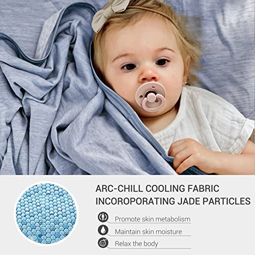Marchpower Cooling Blanket for Kids Hot Sleepers, ArcChill Throw with