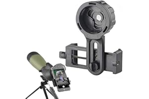 Spotting Scope Smartphone Camera Adapter Binocular Monocular Universal Cell PhoneAdapter Mount- Gosky Quick Alignment Version