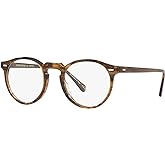 Oliver Peoples 0OV5186 Gregory Peck 1689 Sepia Smoke Unisex Eyeglasses 47mm