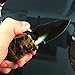 HOT SALE Multi Windproof Refillable Butane Gas Cigarette Lighter Folding Knife Jet Flame MEC