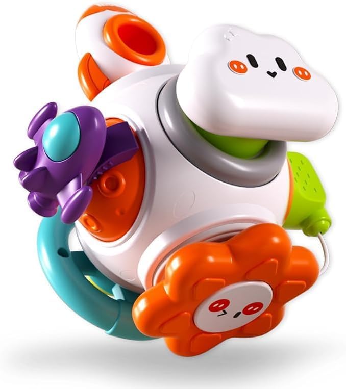 Brinquedo Sensorial Bebê Infantil Montessori Cubo De Atividades Educativo 6 Em 1.