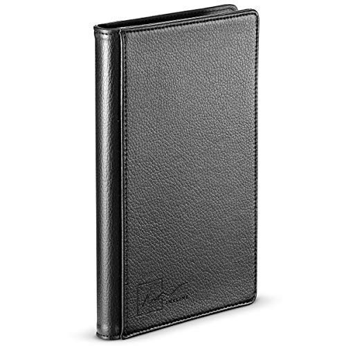 Inkline Business Card Holder, Professional PU Leather Name Card Book Holder, Credit Card Organizer, Black - 240 Cards (11916)
