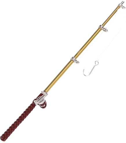 Amazon.com: Gold 1/12 Miniature Fishing Pole Dollhouse Decoration AccessoriesFishing Pole, Dollhouse Accessories,Dollhouse Decor, Fishing Miniature Fishing Rod Mini Fishing Pole for Decorations : Toys & Games Amazon.com: Gold 1/12 Miniature Fishing Pole Dollhouse Decoration AccessoriesFishing Pole, Dollhouse Accessories,Dollhouse Decor, Fishing Miniature Fishing Rod Mini Fishing Pole for Decorations : Toys & Games