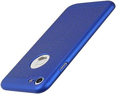 Ausche iPhone 8 Case iPhone 7 Case Protective Cover Heat Dissipation Hollow Design Ultra-Thin Ultra-Light Anti-Fingerprint(4.7inch Royal Blue)