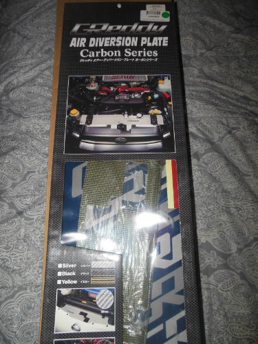 2002-2006 Nissan Sentra (SE-R included) AIR-DIVERSION PLATE NISSAN GREDDY AIR DIVERSION COOLING PLATE BRAND NEW CARBON FIBER KEVLAR VERY RARE & DISCONTINUED NEW IN ORIGINAL GREDDY BOX