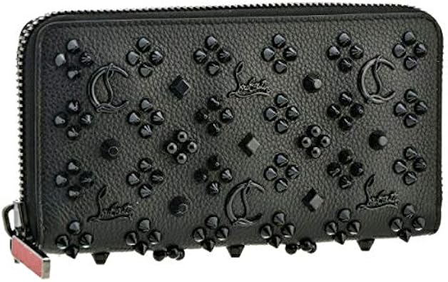 Amazon Christian Louboutin クリスチャン ルブタン 財布 メンズ Panettone ラウンドファスナー長財布 Black Ultrablack 0001 B253 並行輸入品 財布