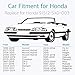 Lantee 50 Pcs Car Front Fender & Bumper Support Push-Type Retainer Clips for Honda Acura 91512-SX0-003 & Mitsubishi MU000319