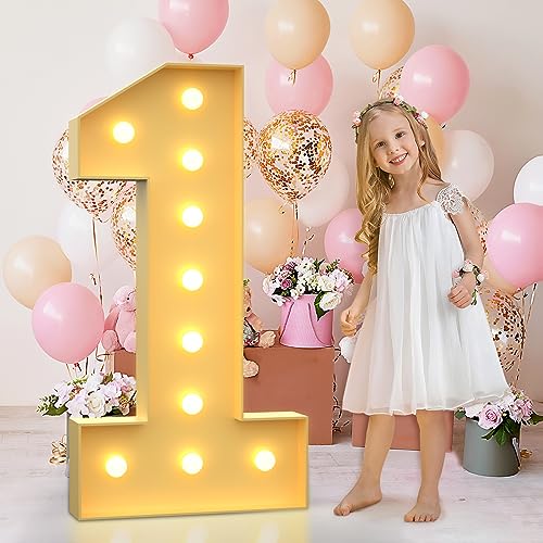 4FT Marquee Light Up Numbers Letters, Mosaic