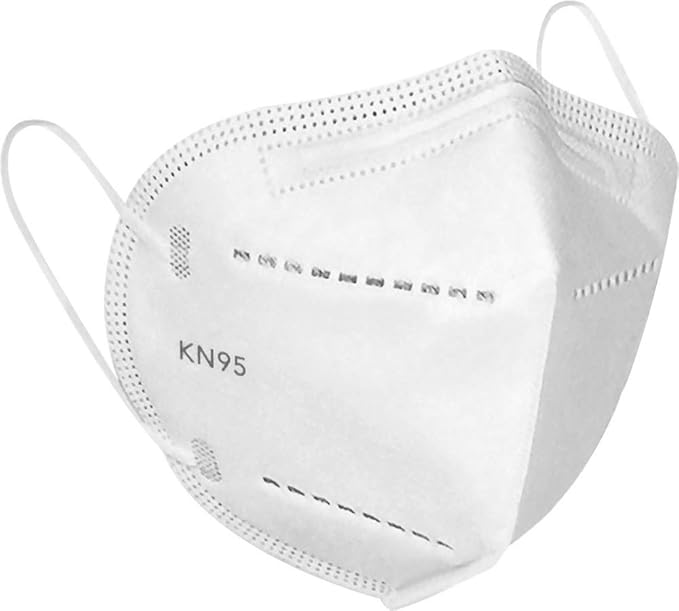 OXYGEN 5 Layer N95/ KN95 Mask for Face Reusable, Washable and Dust Proof (Pack of 10, White)