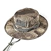Sinddy-Military-Tactical-Head-Wearboonie-Hat-Cap-for-WargameSportsfishing-Outdoor-Activties-Acu-Camouflage-with-USA-Patch