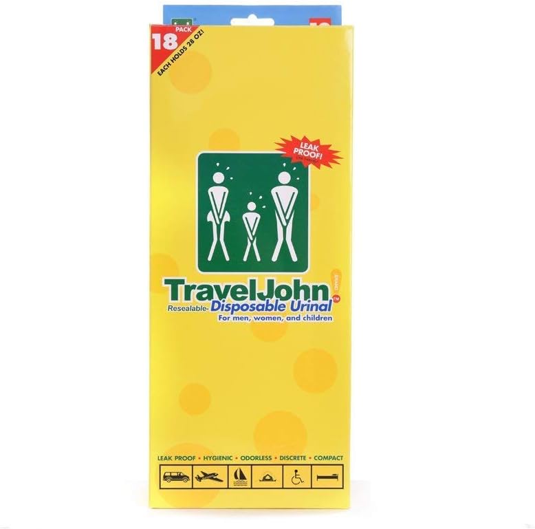Travel John Disposable Urinal(18 Pack)