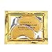 10 Pairs New Crystal 24K Gold Powder Gel Collagen Eye Mask Masks Sheet Patch, Anti Aging,Dark Circles and Puffiness, Anti Wrinkle, Moisturising,Whitening, Remove Blemishes and Blackheads by NYKKOLA