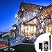 Christmas Projector Lights Outdoor, B-right Snowflake Projection Lights Waterproof LED Christmas Snow Lights with Remote Control, Sparkling Landscape Decorative Lighting for Xmas Thanksgiving Party