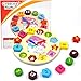 GYBBER&MUMU Little Star Wooden Blocks Toys Digital Geometry Clock Children's Educational Toy for Baby boy and Girl Gift