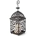 Accent Plus Christmas Decorations Indoor Lantern Decorative Outdoor Christmas Decorations Candle Lantern Candle Holders Christmas Table Decorations Moroccan Lantern, Black 5 X 5 X 13.75 Inches