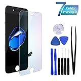 iPhone 7 Screen Replacement, LCD Touch Screen Kit Digitizer Frame Assembly Set for iPhone 7 Black