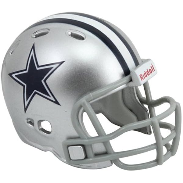 Amazon Com Riddell Dallas Cowboys Revolution Pocket Size Helmet Football Apparel Sports Outdoors