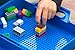 ModFamily My Brick Case - Portable Storage Box for Kids Building Bricks - Comes with Play Surface for Storing and Building Bricks On-The-Go - Toys for Boys & Girls - (Blue)
