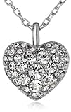 Fossil Glitz Heart Pendant Necklace, 18