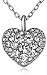 Fossil Glitz Heart Pendant Necklace, 18