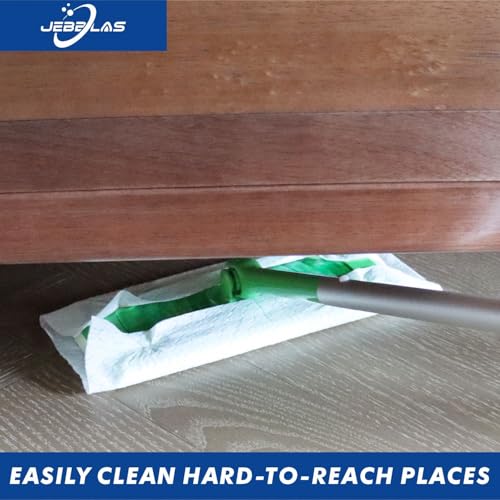 JEBBLAS Dry Mop Refills Disposable Sweeper Dusting Cloths Dry Sweeping Cloth Hardwood Floor Mop Cleaner Cloth Refill Dry Mopping Pads Wipes for Floor Mop(White, 30x 22cm,120Count)