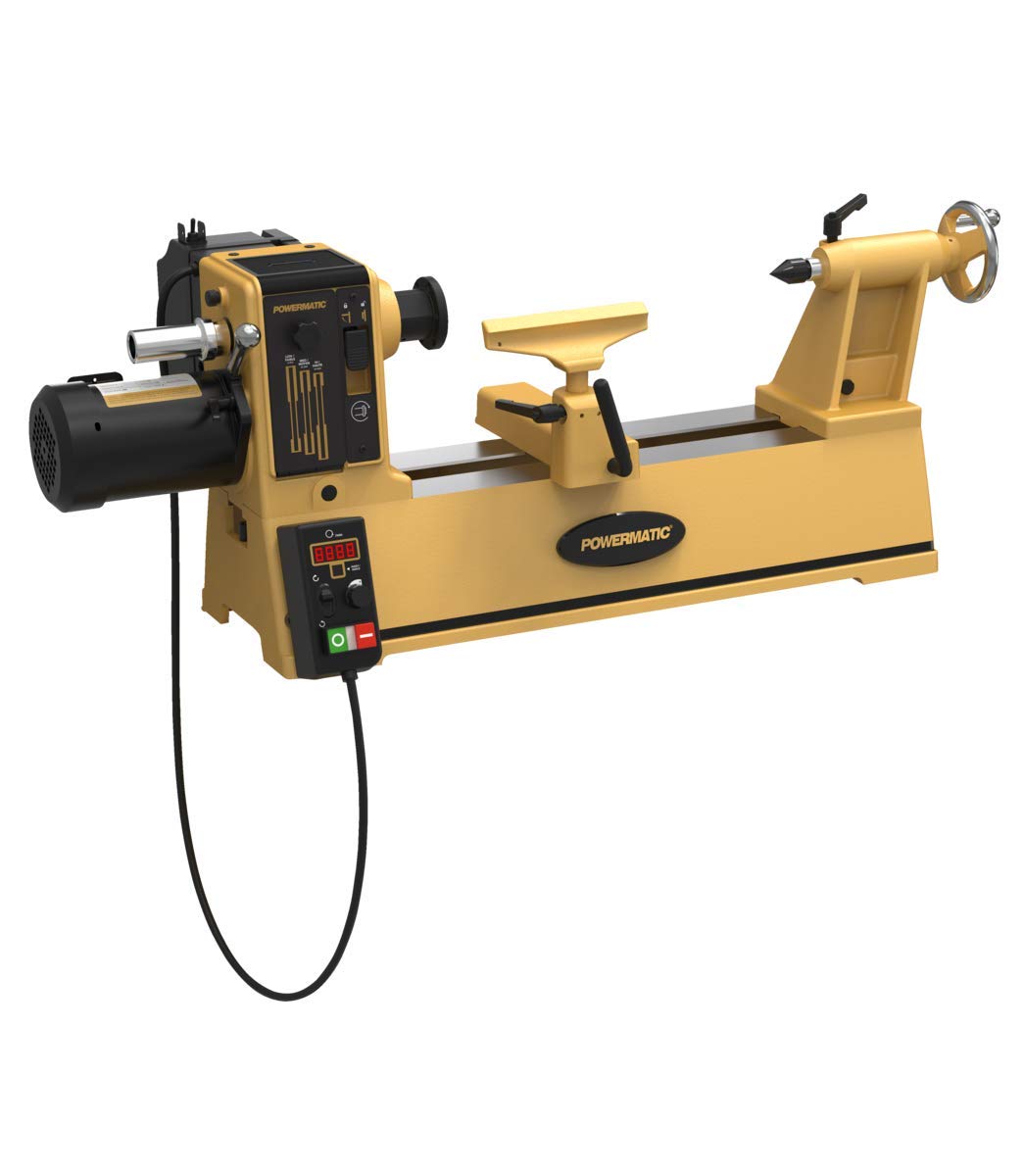 Torno de mesa para carpintería Powermatic de 14 x 20, velocidad variable, 120 V monofásico (PM2014)