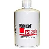FS1280 Fleetguard Fuel, Water Sep (Pack of 1)