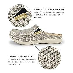 House Slippers for Men, Canvas House Slipper for