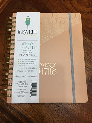 Inkwell Press Weekly/Monthly Academic Year Planner 2017-2018