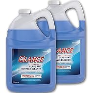 Diversey Glance Powerized Professional Glass & Surface Cleaner, 1 Gallon (2 Pack)