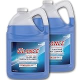 Diversey Glance Powerized Professional Glass & Surface Cleaner, 1 Gallon (2 Pack)